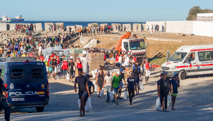 Staršie video z júla 2026 sa šíri ako dôkaz údajnej druhej vlny migrácie v Ceute v auguste